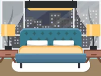 Cozy Bedroom Difference image